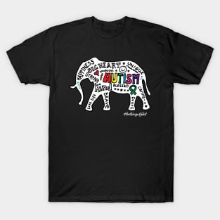 Autism Elephant Shirt T-Shirt